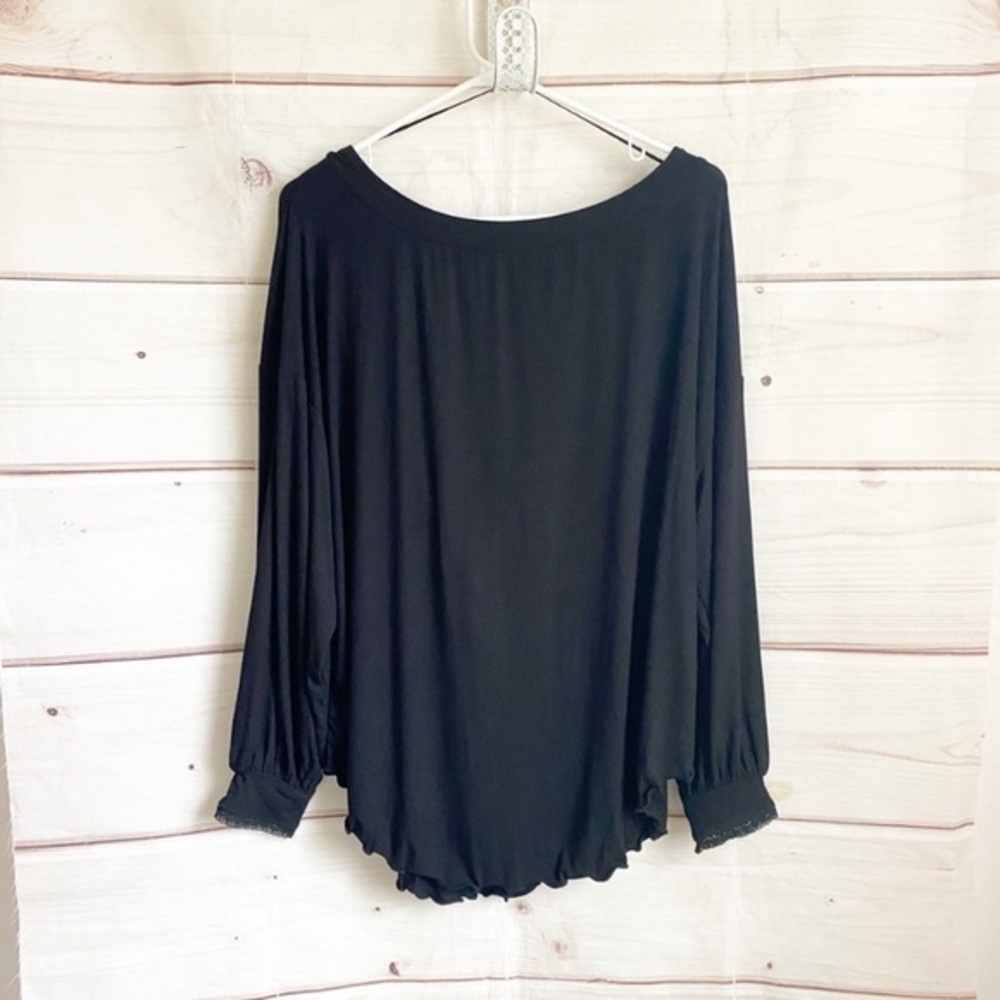 Free People Oversized Low Back Top